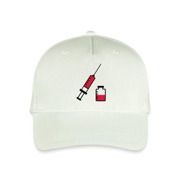 Seringue - Casquette de baseball bio Enfant - vert menthe clair - Devant