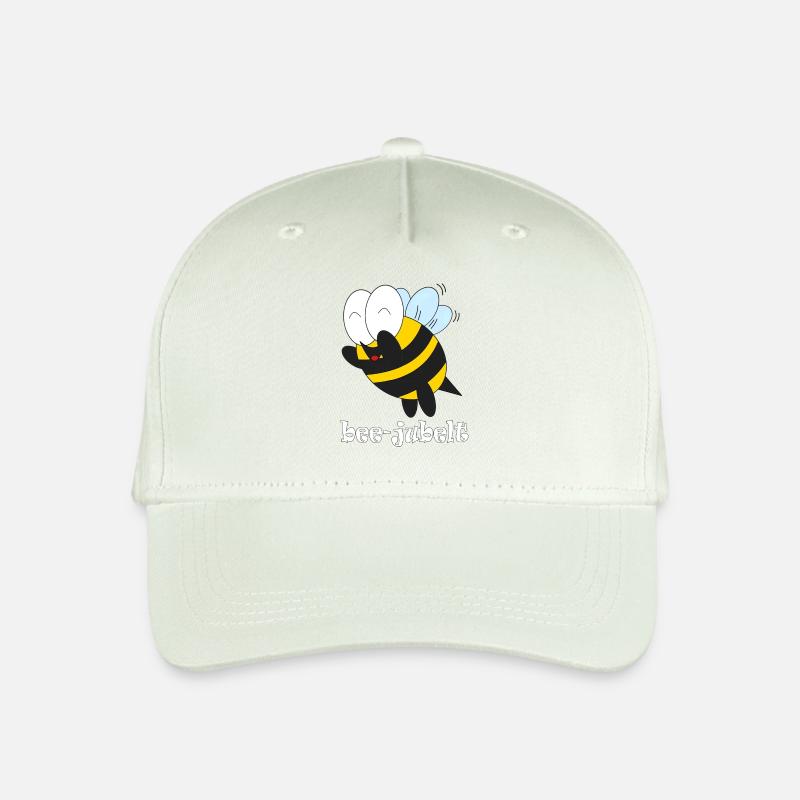 bee jubelt - Kinder Bio Basecap - Helles Mintgrün