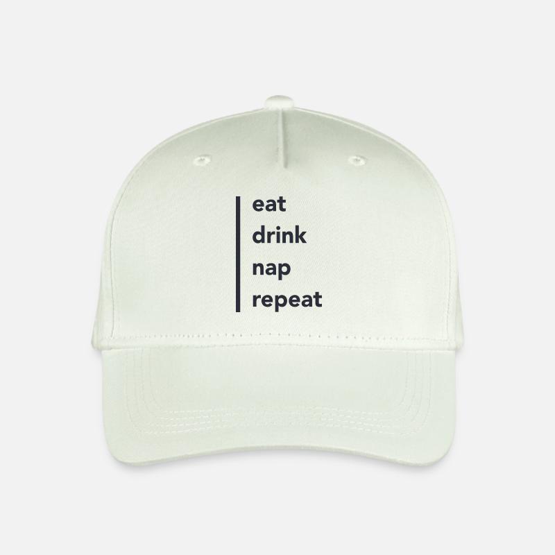 eat drink nap - Kinder Bio Basecap - Helles Mintgrün