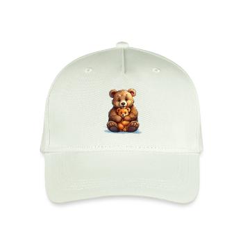 Cute Teddy Bears Illustration - Organic Kids’ Baseball Cap - light mint green - Front