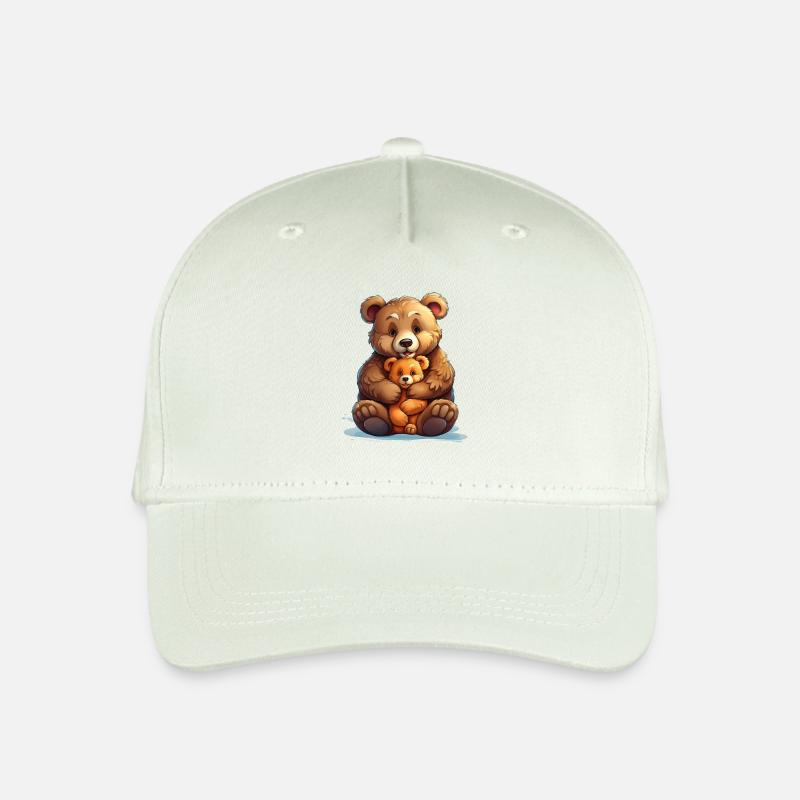Illustration d’ours en peluche mignons - Casquette de baseball bio Enfant - vert menthe clair
