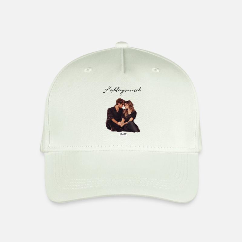 Lieblingsmensch - Kinder Bio Basecap - Helles Mintgrün