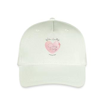 Warmth of heart - for the most wonderful mom ever - Organic Kids’ Baseball Cap - light mint green - Front