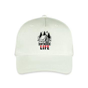 Zelt Outdoor - Kinder Bio Basecap - Helles Mintgrün - Vorne