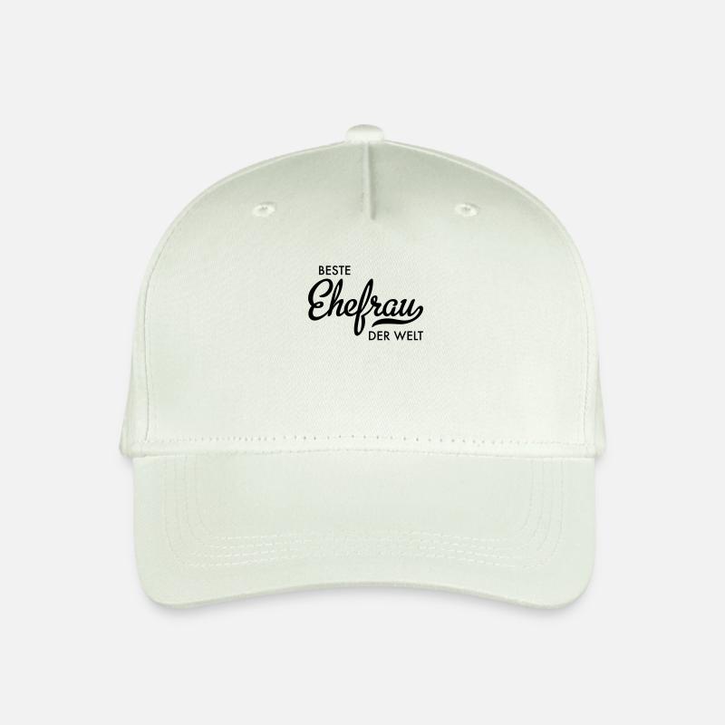 Beste Ehefrau der Welt - Kinder Bio Basecap - Helles Mintgrün