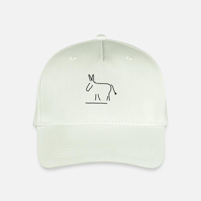 sturer esel - Kinder Bio Basecap - Helles Mintgrün