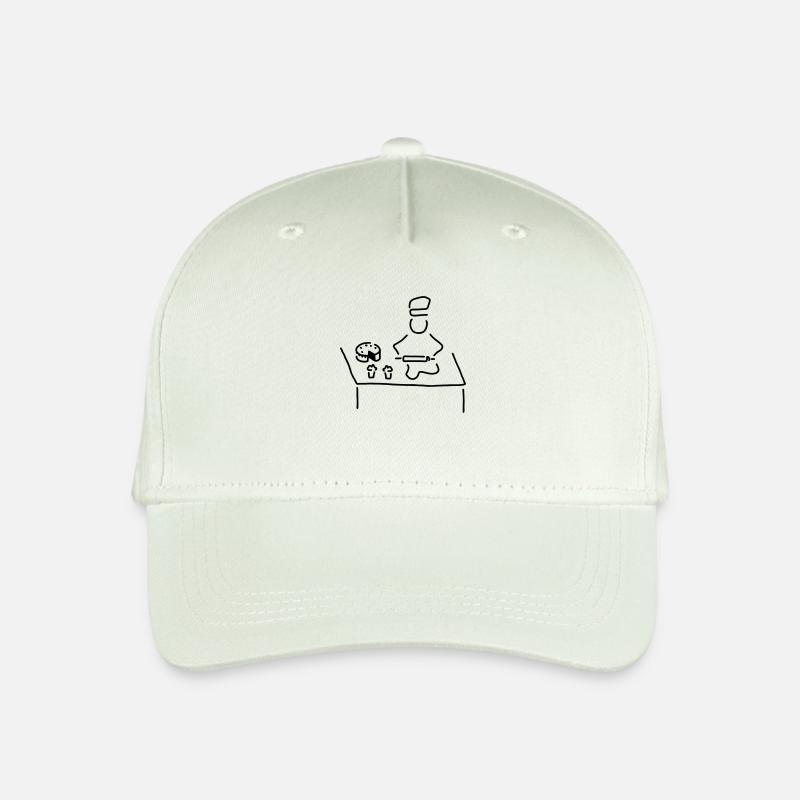 konditor backt kuchen - Kinder Bio Basecap - Helles Mintgrün