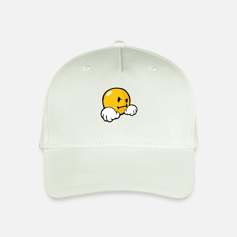 Smiley Stubborn - Kinder Bio Basecap - Helles Mintgrün
