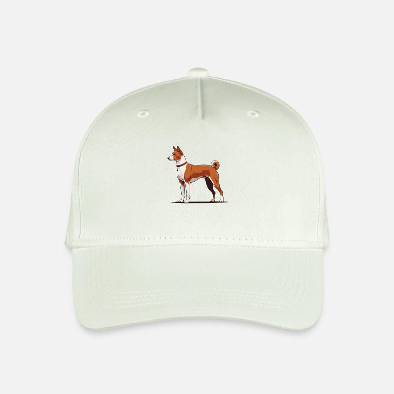 Basenji - Kinder Bio Basecap - Helles Mintgrün