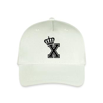 Letter X - Organic Kids’ Baseball Cap - light mint green - Front