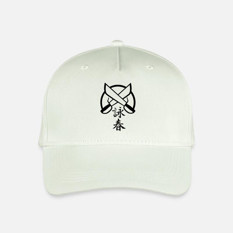 Wing Chun 5 - Kinder Bio Basecap - Helles Mintgrün