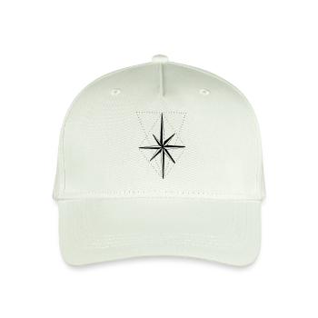 compass - Organic Kids’ Baseball Cap - light mint green - Front