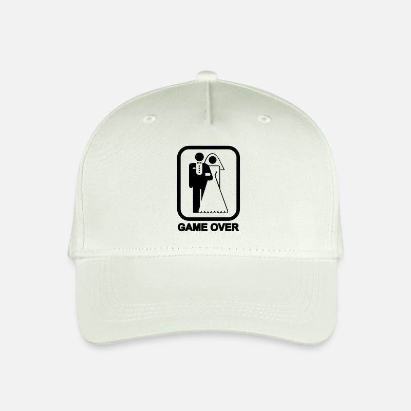 Game Over - Kinder Bio Basecap - Helles Mintgrün