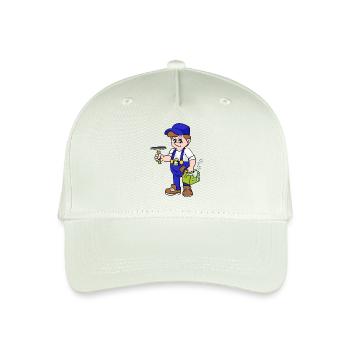 Building cleaner Window cleaner - Organic Kids’ Baseball Cap - light mint green - Front