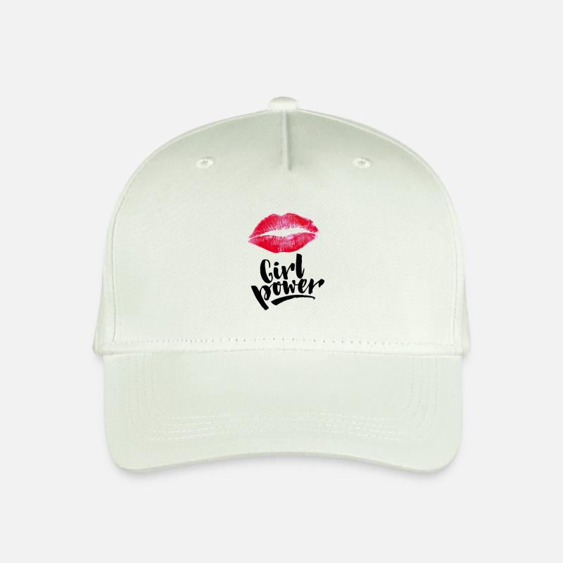 Girl Power - Kinder Bio Basecap - Helles Mintgrün