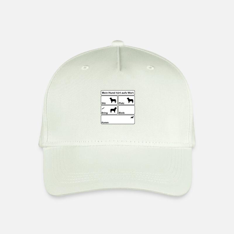 Mein Hund hört aufs Wort - Kinder Bio Basecap - Helles Mintgrün
