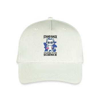 Stand Back - I'm Going to Try Science - Organic Kids’ Baseball Cap - light mint green - Front
