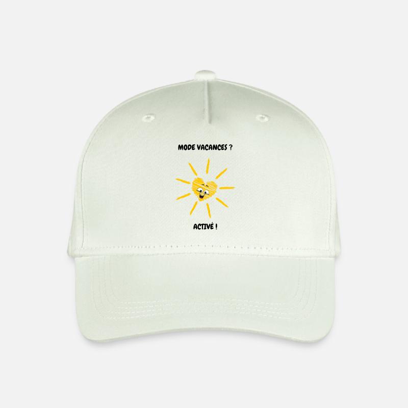 Active vacation mode - Organic Kids’ Baseball Cap - light mint green
