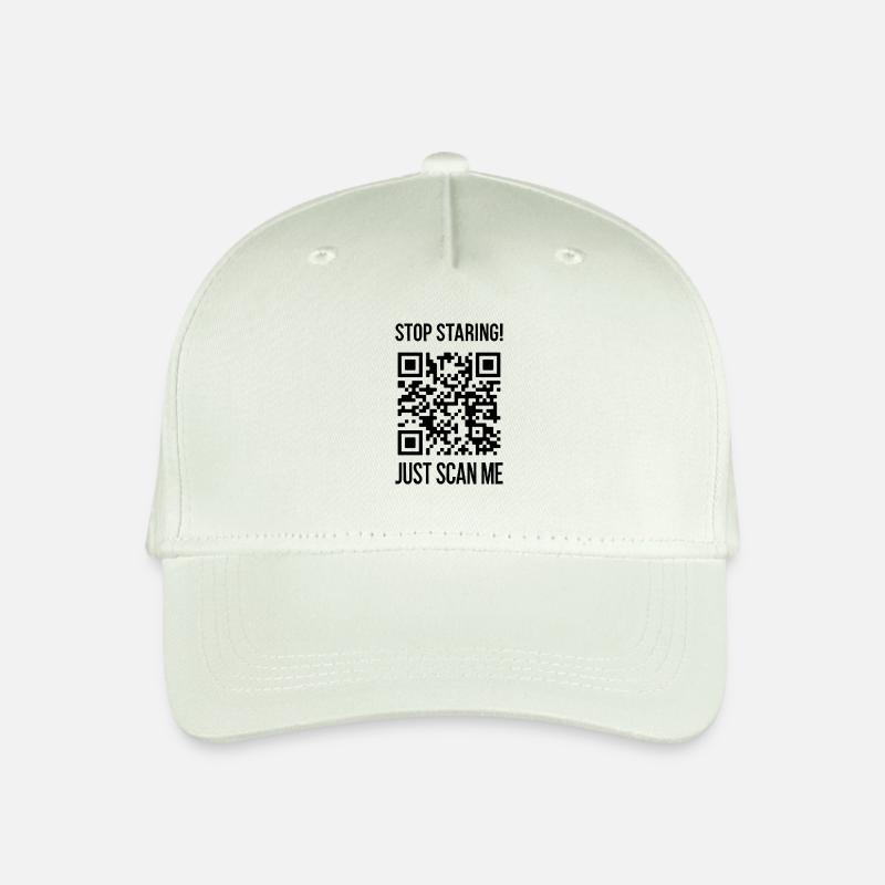 Scanne mich QR Code für Motivation - Kinder Bio Basecap - Helles Mintgrün