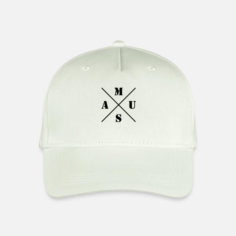 Maus Logo - Kinder Bio Basecap - Helles Mintgrün
