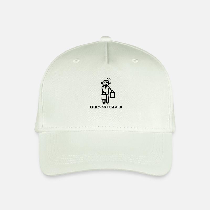 Muss noch einkaufen - Kinder Bio Basecap - Helles Mintgrün