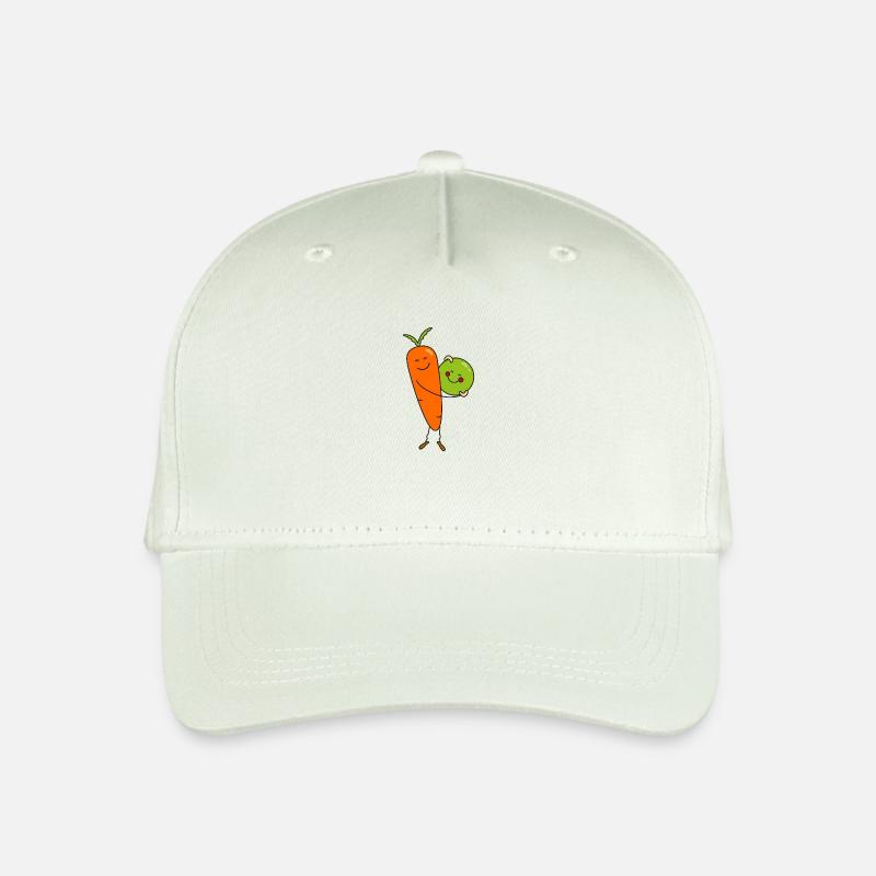 Möhre und Erbse - Kinder Bio Basecap - Helles Mintgrün