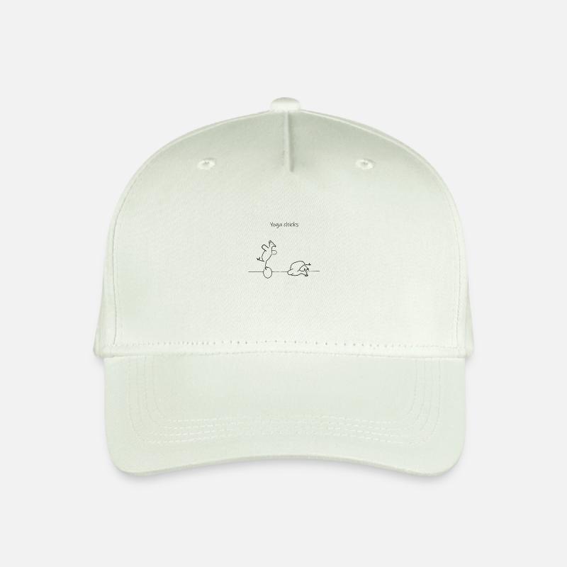 Yoga Hühner - Kinder Bio Basecap - Helles Mintgrün