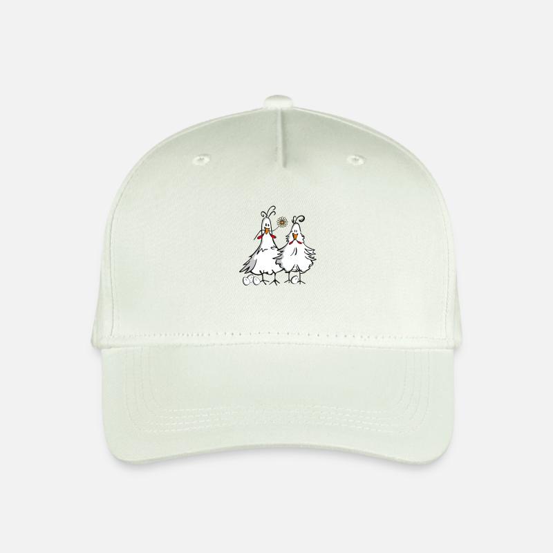 Hahn und Henne - Kinder Bio Basecap - Helles Mintgrün