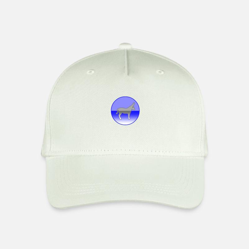 Esel - Kinder Bio Basecap - Helles Mintgrün