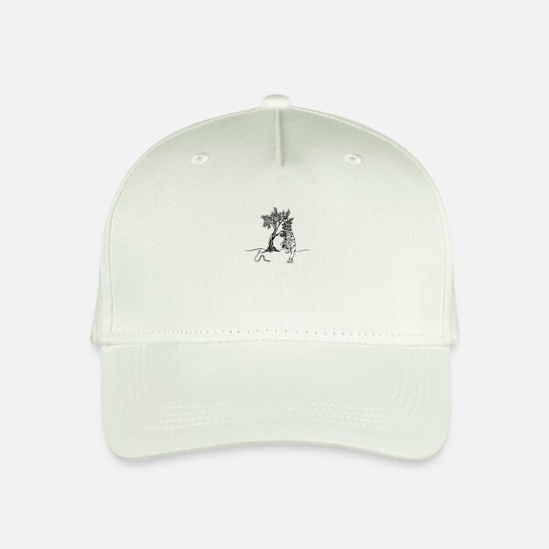 "never alone" - Kinder Bio Basecap - Helles Mintgrün