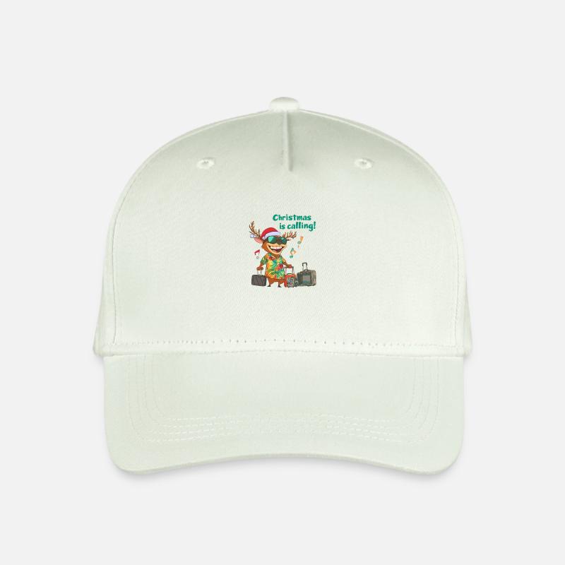 Christmas Is Calling - Kinder Bio Basecap - Helles Mintgrün
