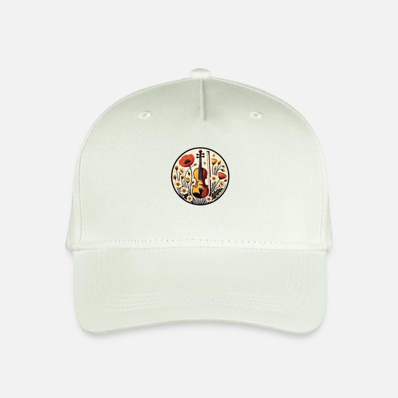Geige - Kinder Bio Basecap - Helles Mintgrün