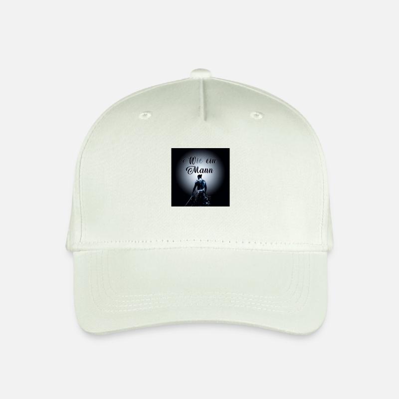 Wie ein Mann - Kinder Bio Basecap - Helles Mintgrün