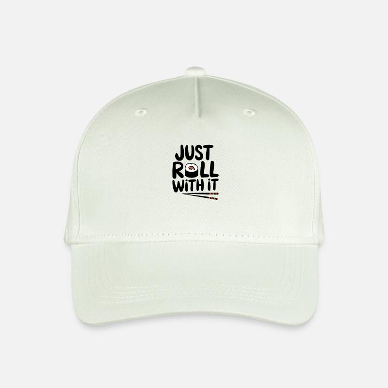 Just Roll With It - Kinder Bio Basecap - Helles Mintgrün