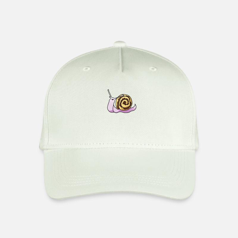 Zimtschnecke - Kinder Bio Basecap - Helles Mintgrün