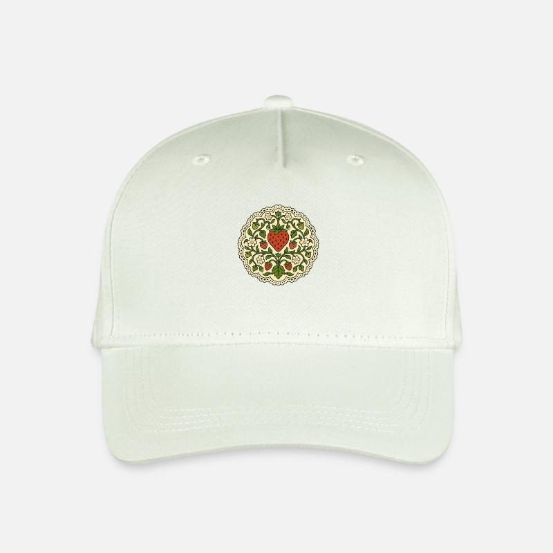 Erdbeer-Liebe - Kinder Bio Basecap - Helles Mintgrün