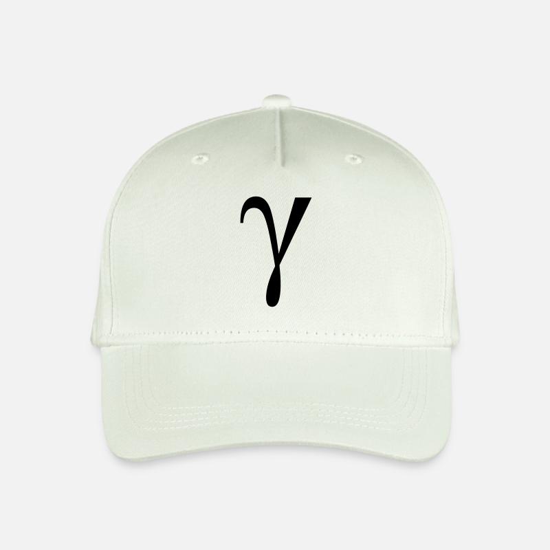 Gamma griechischer Buchstabe - Kinder Bio Basecap - Helles Mintgrün