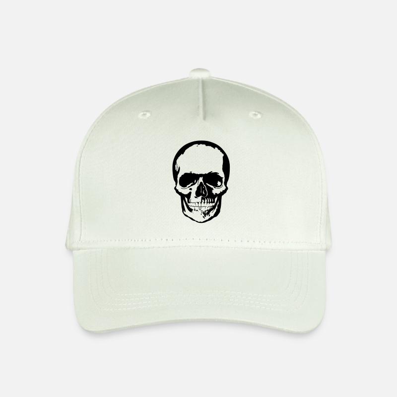 Skull - Organic Kids’ Baseball Cap - light mint green