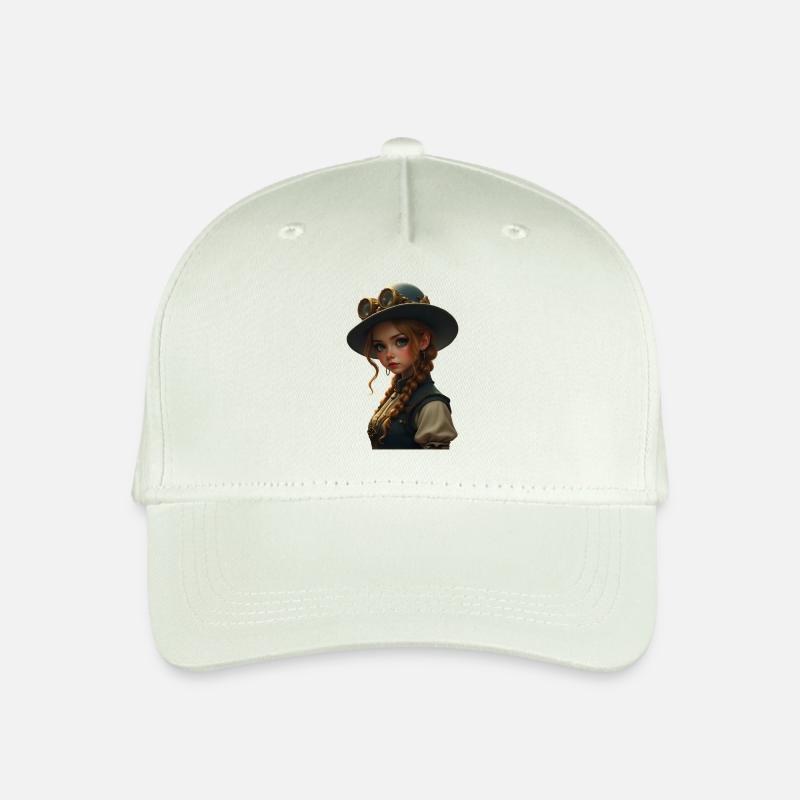 Ms. Fox Steampunk - Kinder Bio Basecap - Helles Mintgrün