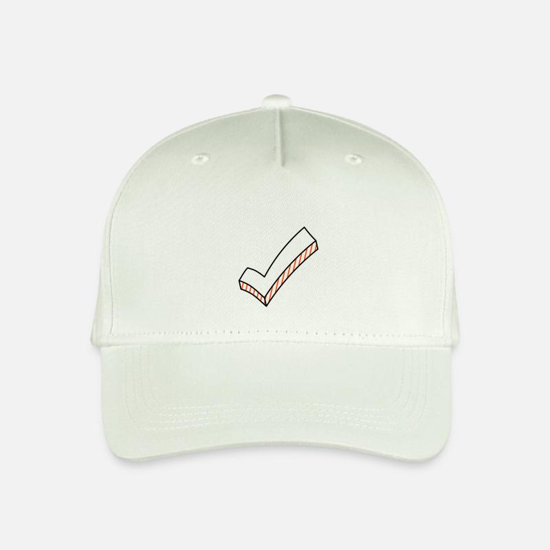 Haken dran zweifarbig - Kinder Bio Basecap - Helles Mintgrün
