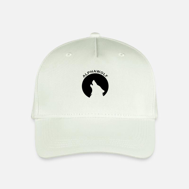 Alphawolfschriftpfad - Kinder Bio Basecap - Helles Mintgrün