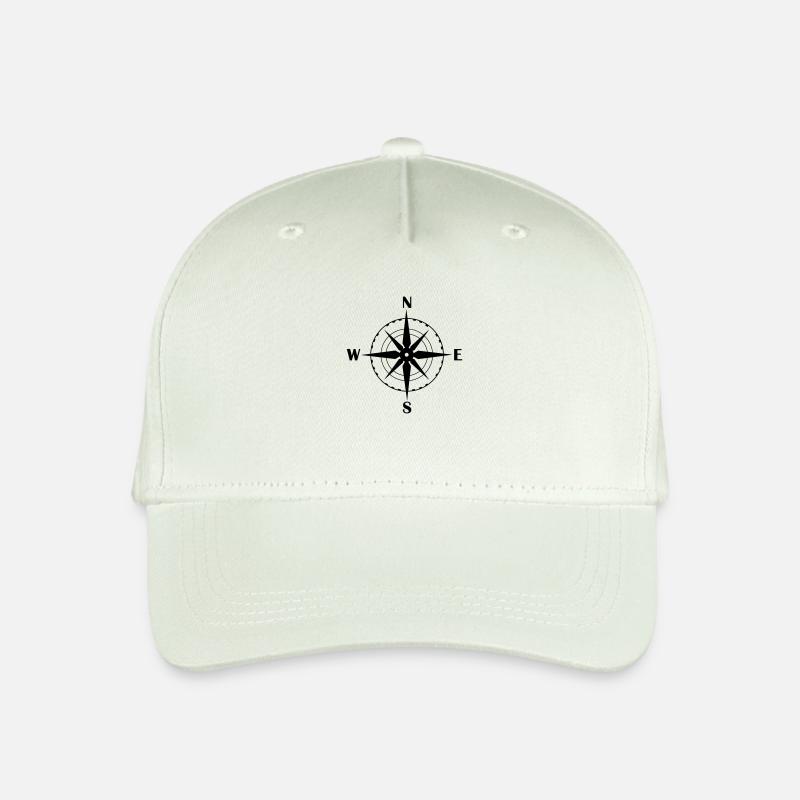 kompass_01 - Kinder Bio Basecap - Helles Mintgrün