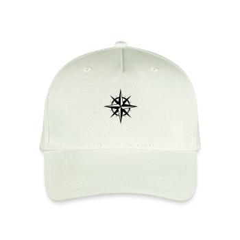 compass - Organic Kids’ Baseball Cap - light mint green - Front