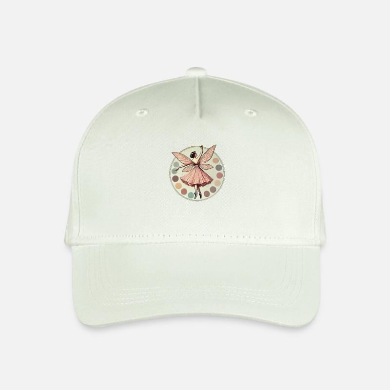 Feen-Ballerina - Kinder Bio Basecap - Helles Mintgrün