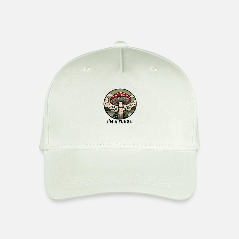 Pilze - Kinder Bio Basecap - Helles Mintgrün