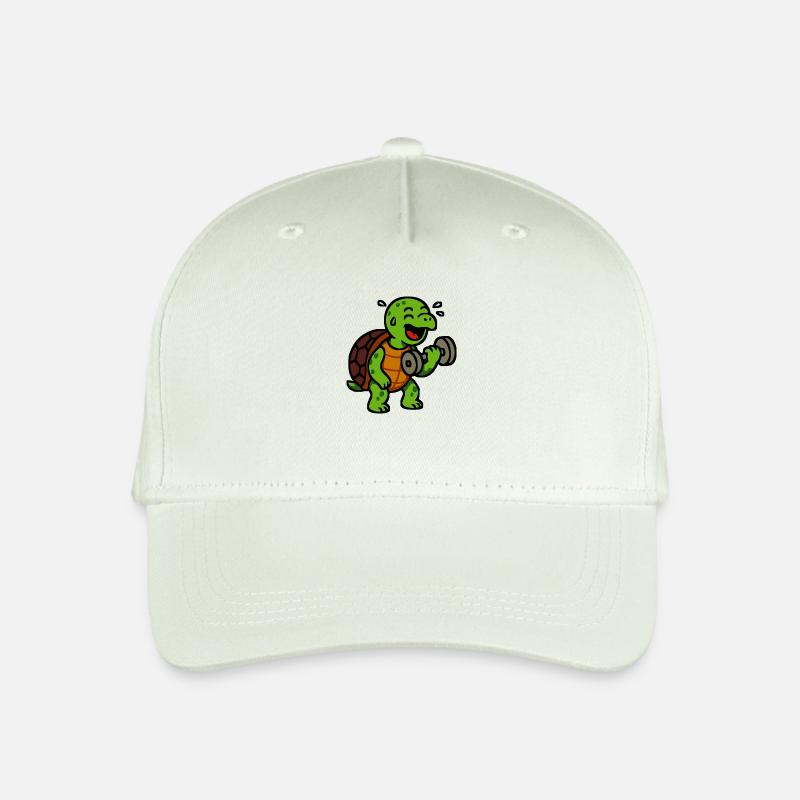 Schildkröte - Kinder Bio Basecap - Helles Mintgrün