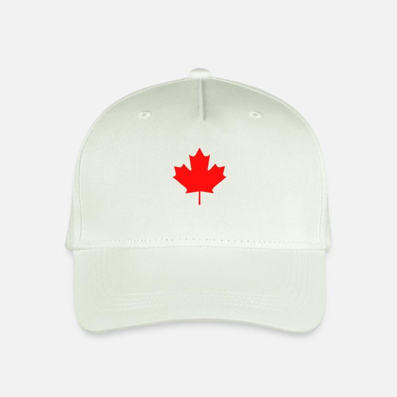 Ahornblatt Kanada - Kinder Bio Basecap - Helles Mintgrün