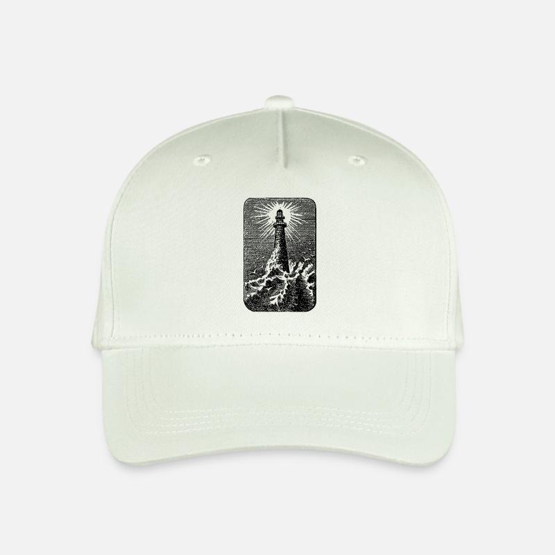 Leuchtturm - Kinder Bio Basecap - Helles Mintgrün