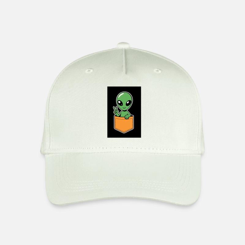 Alien - Kinder Bio Basecap - Helles Mintgrün