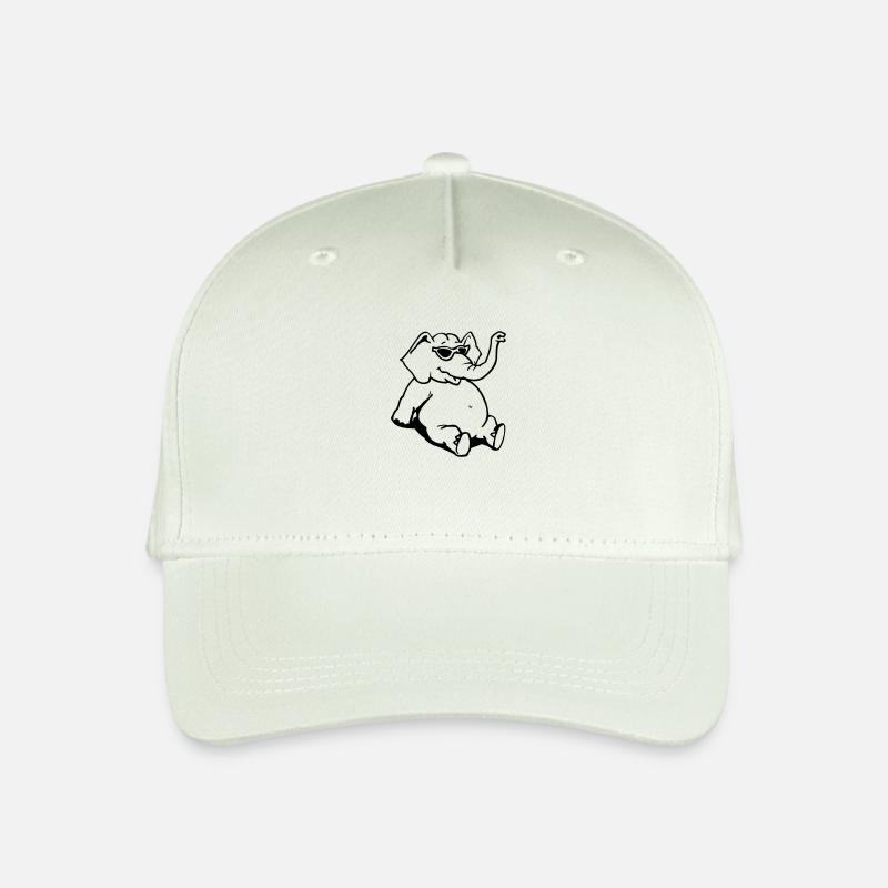 elefant - Kinder Bio Basecap - Helles Mintgrün